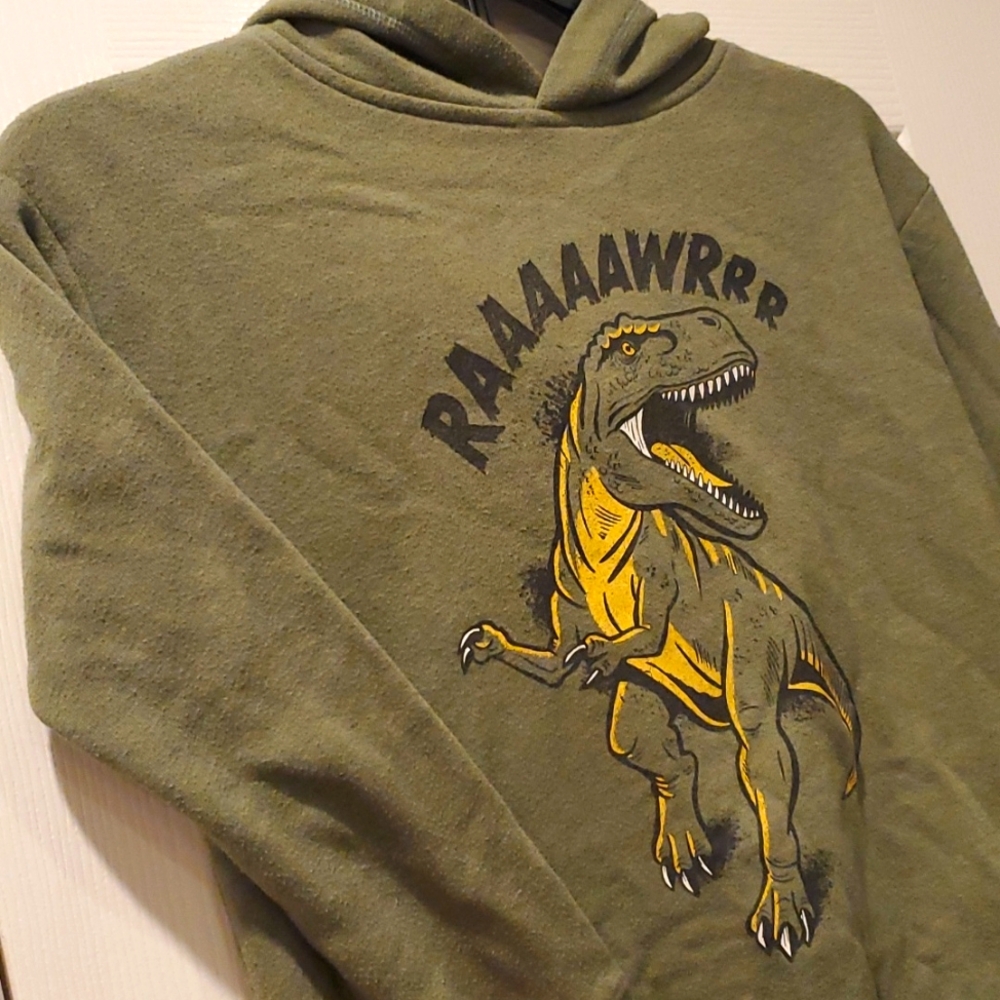 Jumping Beans Softest Fleece Dinosaur Hoodie, Boys 8